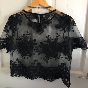 Urban Outfitters Tops - Sheer Lace Top Urban Outfitters Tops - Sheer Lace Top